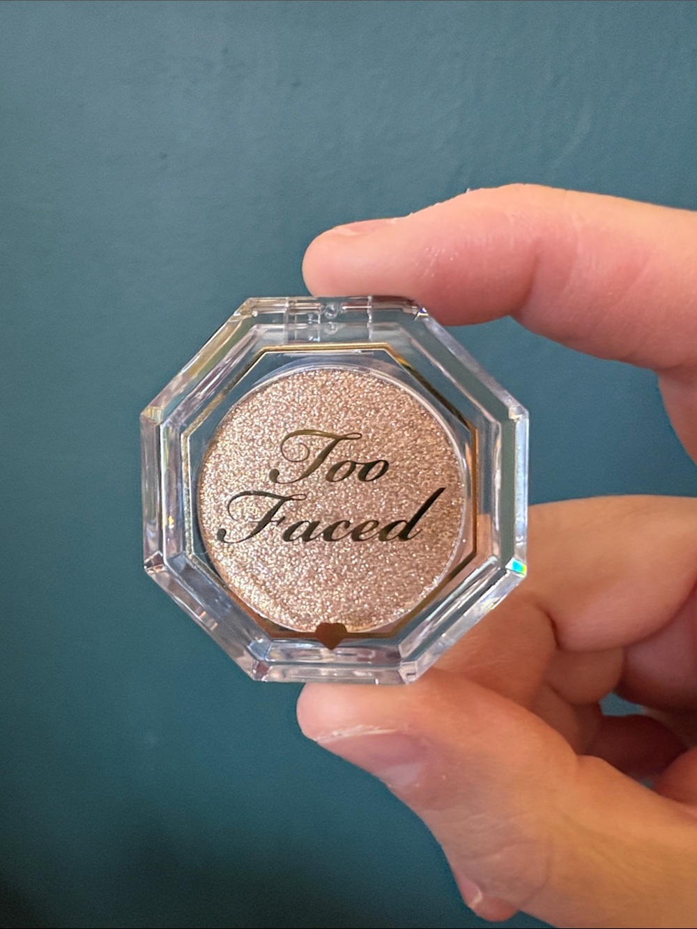 Too Faced Disco Crush Hypnotic Sparkly Champagne Eye Shadow